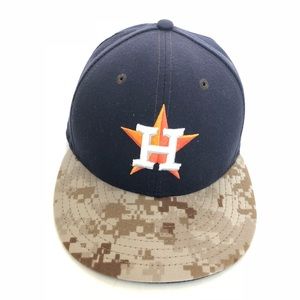 Astros 59Fifty New Era Camo/Navy Hat sz 7